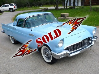 Right front 1957 Ford Thunderbird E-Code