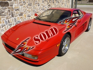 Left front 1988 Ferrari Testarossa