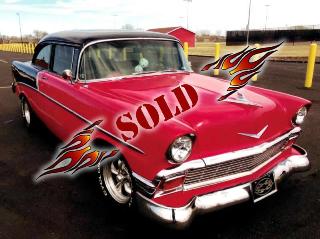 Right front 1956 Chevrolet Restomod