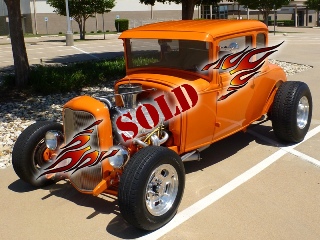 Left front 1931 Ford Model A 5 Window Coupe