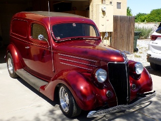 right front 1936 Ford Sedan Delivery